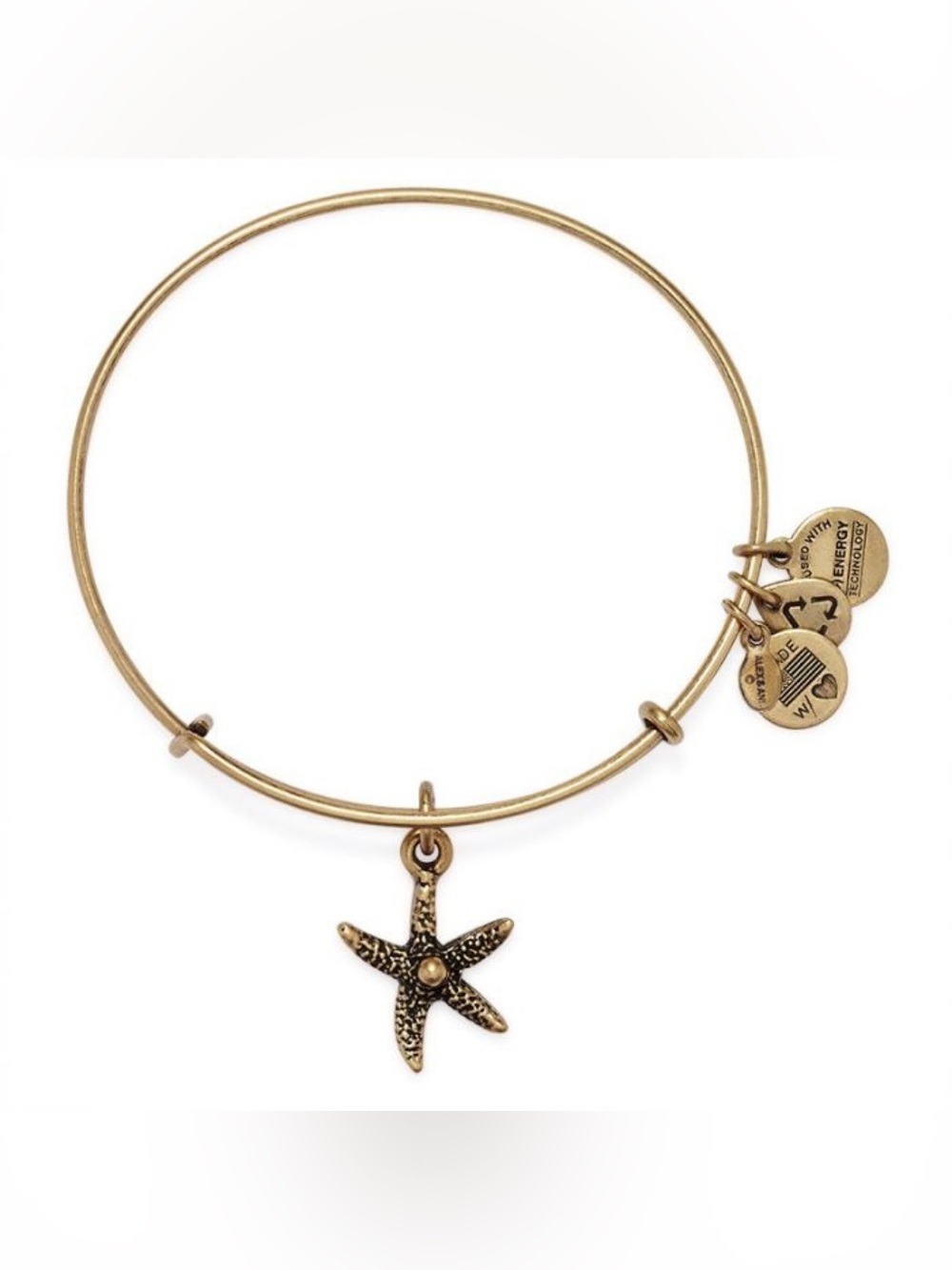 Alex and Ani Starfish Expandable Wire Bangle